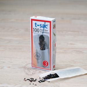 다질리언 티색 T-SAC 3호 100매 차거름망 공티백 필터