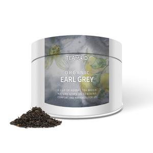 티메이드 유기농 얼그레이 홍차 미디엄틴 45g / 잎차 블랙티 티백차 유기농차