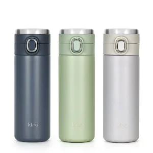 클리나 엣지 스마트 온도표시 원터치 텀블러 420ml