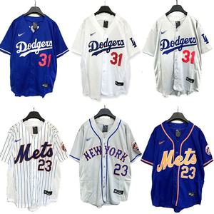 야구 유니폼 LA다저스 뉴욕메츠 메쉬 속건 스포츠 야구 반팔 티셔츠 야구저지
