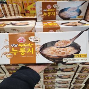 [호호재상점] 트레이더스 오뚜기 옛날 구수한 누룽지 60gx180입 안전포장