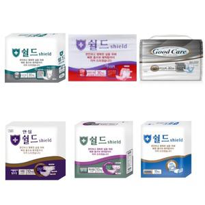 쉴드 굿케어 기저귀 한박스 1box 모음전