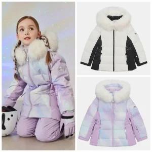 [네파키즈](광주신세계)24FW KK82021 여아 스키월드 덕다운 자켓