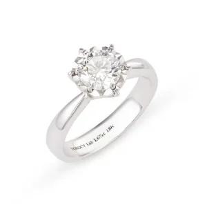 14k 클래식 랩 다이아몬드 1캐럿 반지