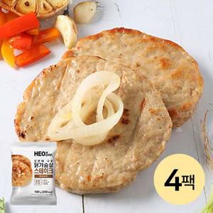 [허닭] 오븐 닭가슴살 스테이크 떡갈비 4팩