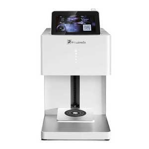 커피 프린트 라떼 아트 우유 바리스타 디저트 그림