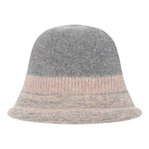 [지센]장식 배색 울 페도라 LAAPNA08_GR