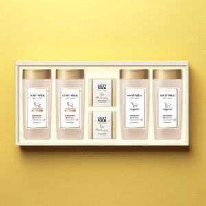 애경 내추럴 밀크 에센셜 세트 4개 2025년 설 명절 선물 세트 욕실세트