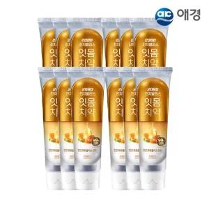 (etv) 2080 진지발리스 치약 120g 3입 X 4개 (오리지널/프로폴리스/허벌민트 택1)