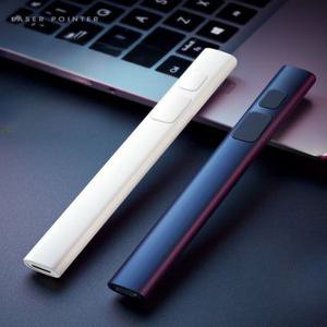 비즈니스 레이저 포인터 휴대용 적외선 프리젠터 지시봉 usb 충전식 고출력 포인팅