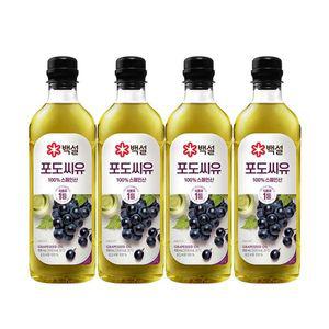 [CJ제일제당][CJ]백설 포도씨유 900ml x4개[34977495]
