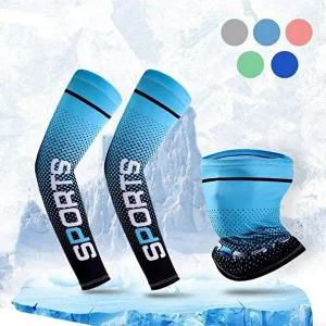 [셀러허브 패션][JHP02Q6V_51DW]스포츠 쿨토시 아웃도어 시원한 넥워머세트