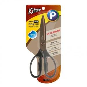 식재료 손질 조리용 주방가위 1p 식가위 티타늄 분리형 톱 커브날 부식방지 요리 캠핑