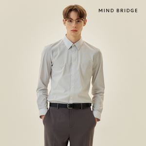 마인드브릿지 남성 [이지케어]스판잔스트라이프드레스셔츠_레귤러 MZDS0182