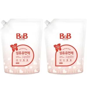 비앤비 유아 섬유유연제 자스민향 1500ml 리필형 2입
