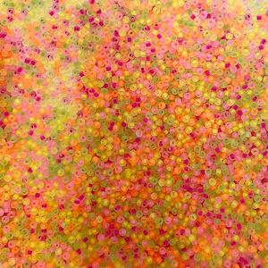 [15g]2mm 고급 무광 네온 인사이드 시드비즈 믹스 SMX237 비즈팔찌 공예재료