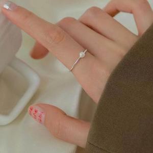 [JHQS7NG0_4B](찜했당) 미니 진주 링 반지