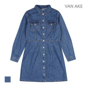[반에이크] 카라디자인 데님원피스_VB33DOU201Z