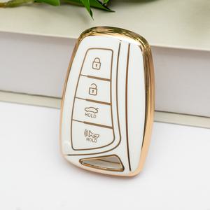 현대 호환 4버튼 스마트키 그랜저HG 산타페DM 맥스크루즈 에쿠스 제네시스DH TPU 차키케이스