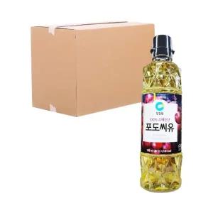 청정원 참빛고운 포도씨유 500ml 15입 (박스)