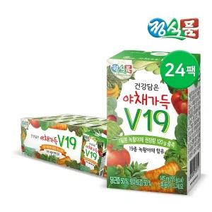 정식품 베지밀 건강담은 야채가득 V19 145ml 24팩