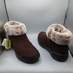 [관부가세포함] 스케쳐스 온더고 조이 새비 부츠 여성용 8.5M 브라운 초콜릿 A159