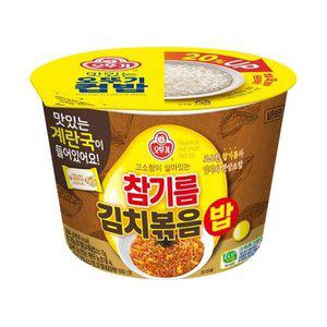 [오뚜기] 컵밥 참기름 김치볶음밥 12개