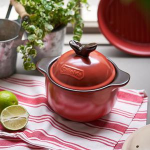 [리퍼]샐마 무균열 미니뚝배기 애플팟 내열냄비 계란찜뚝배기