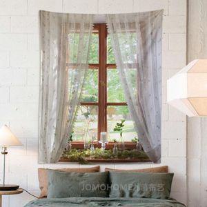 패브릭포스터 풍경커튼 창문커텐 가림막 인스타감성 포인트벽 150x200