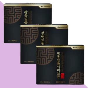 광동 침향환 일품기력보환 침향단 쇼핑백포함 30환X3박스