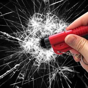 휴대용 비상탈출망치 휴대용 창문파괴 용응급망치 탈출망치 키홀더휘슬 차량용 용응급망치