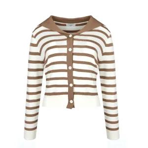 (레코브) 세일러 카라 스트라이프 가디건(LC31CXKC527X)