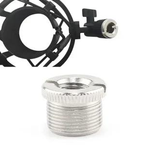 고품질 마이크 스탠드 합금강 5/8 수나사 3/8 암나사 어댑터 스튜디오 노래 영상 연주 레코딩 (WFJVRHB)