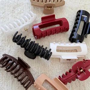 1+1 실리콘 헤어 집게핀 2TYPE