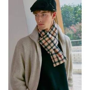 [갤러리아] DBMU5F961W2 닥스 브라운 체크 울 머플러