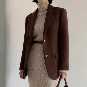 (뮬랑) M. 스탠다드 골드버튼 울자켓 (2col)[자켓C0227N39]