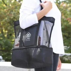 보관백 이유식보냉가방 메쉬토트가방 토트형 이유식보관가방 용 (WFK0JZV)