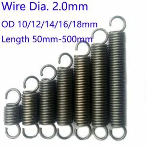 인장스프링 1개 와이어 20mm 연장 스프링 길이5060708090100120140-500mm외경 1012141618mm