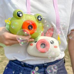 비눗방울 카메라 버블건 자동 대현 비눗방울 놀이 어린이