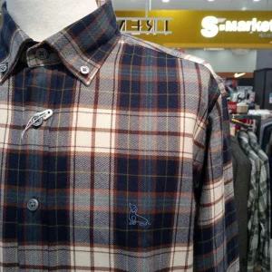 트레몰로 HC10 2025 겨울 신 상 최 저가 세정 트레몰로 캐주얼 기모 체크 면 남방 TRH