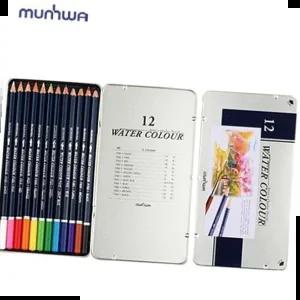 볼펜 문화 넥스프로수채화틴색연필.12색