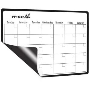 냉장고 자석부착 달력 칠판 대형 42x30 업무용 사무실