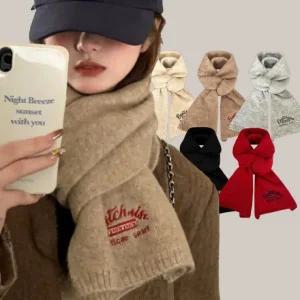 데일리목도리 겨울 머플러 넥워머 여자 니트 따뜻한 베이직 선물 울목도리