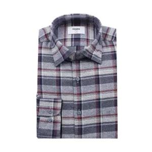 [갤러리아] [레노마 셔츠] 가을 겨울 빅체크 기모 일반핏 긴팔셔츠 남방 (3종 1택) [갤러리아]