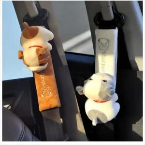 D24 차량용 애니멀 안전벨트 커버 쿠션 안전벨트쿠션 안전벨트쿠션커버 차량인테리어