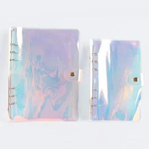 홀로그램 투명 육공 6공 다이어리 커버 2종/A5 A6 DIY 만년형다이어리