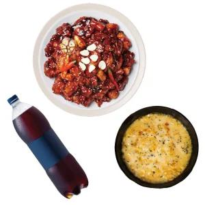 [땅땅치킨] 불닭+크림콘치즈+콜라1.25L