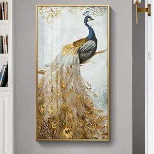 비즈 취미 공작새 금전수 보석십 대형