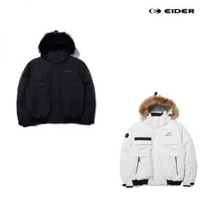 아이더 스투키 남녀공용 프리미엄 윈드스토퍼 구스 다운 DUW22553 숏패딩 297455