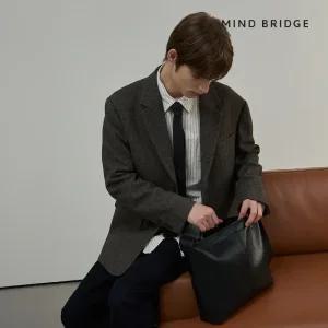 (택가 199,000원)마인드브릿지 헤링본오버핏자켓_BR MZJK71A2